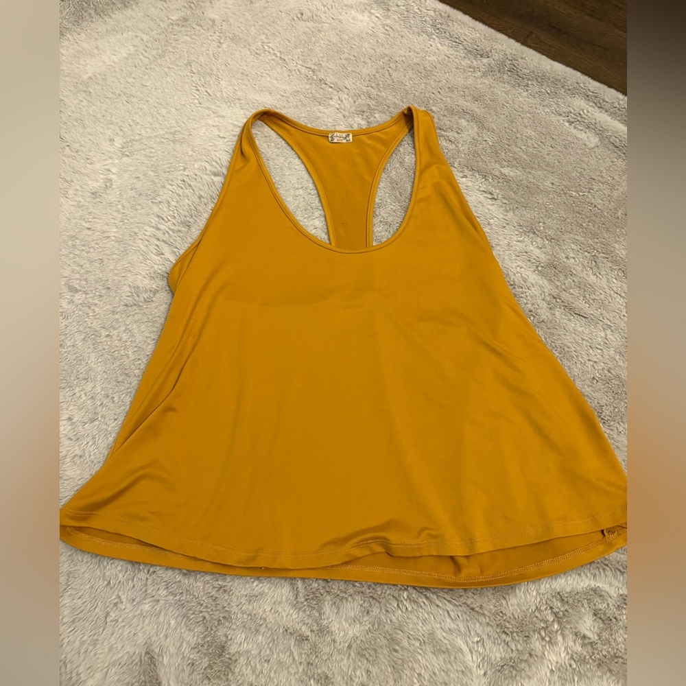 Intimately by Free People Mustard Yellow Tank Top